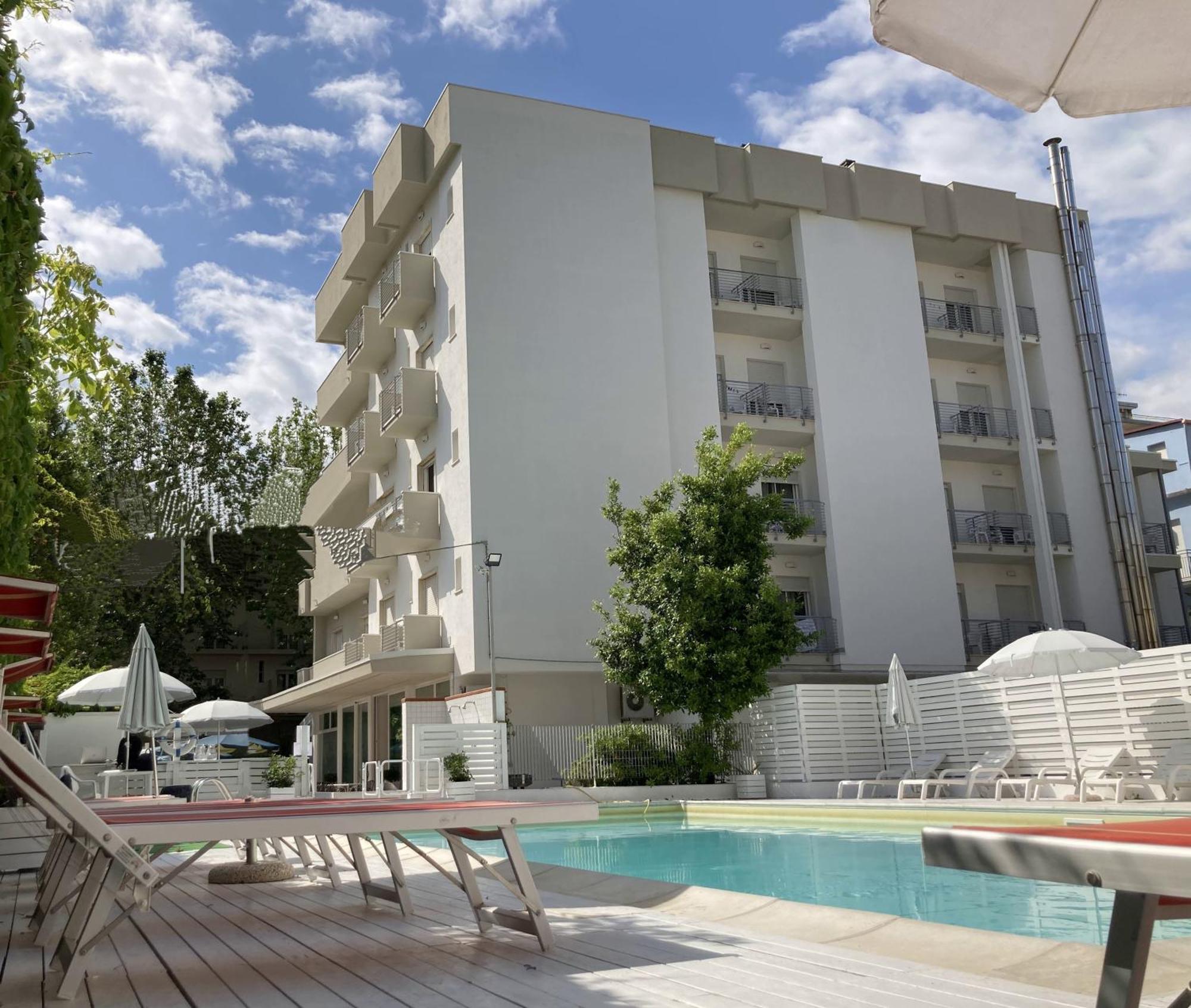 Hotel Villa Del Parco ريميني المظهر الخارجي الصورة